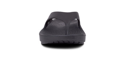 Women's OOriginal Sandal - Black - OOFOS front view
