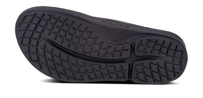 Women's OOriginal Sandal - Black - OOFOS bottom view