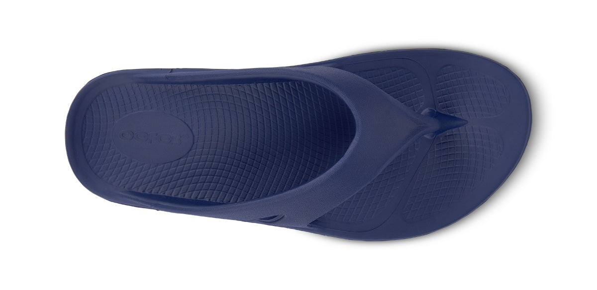 Men's OOriginal Sandal - Navy - OOFOS top view