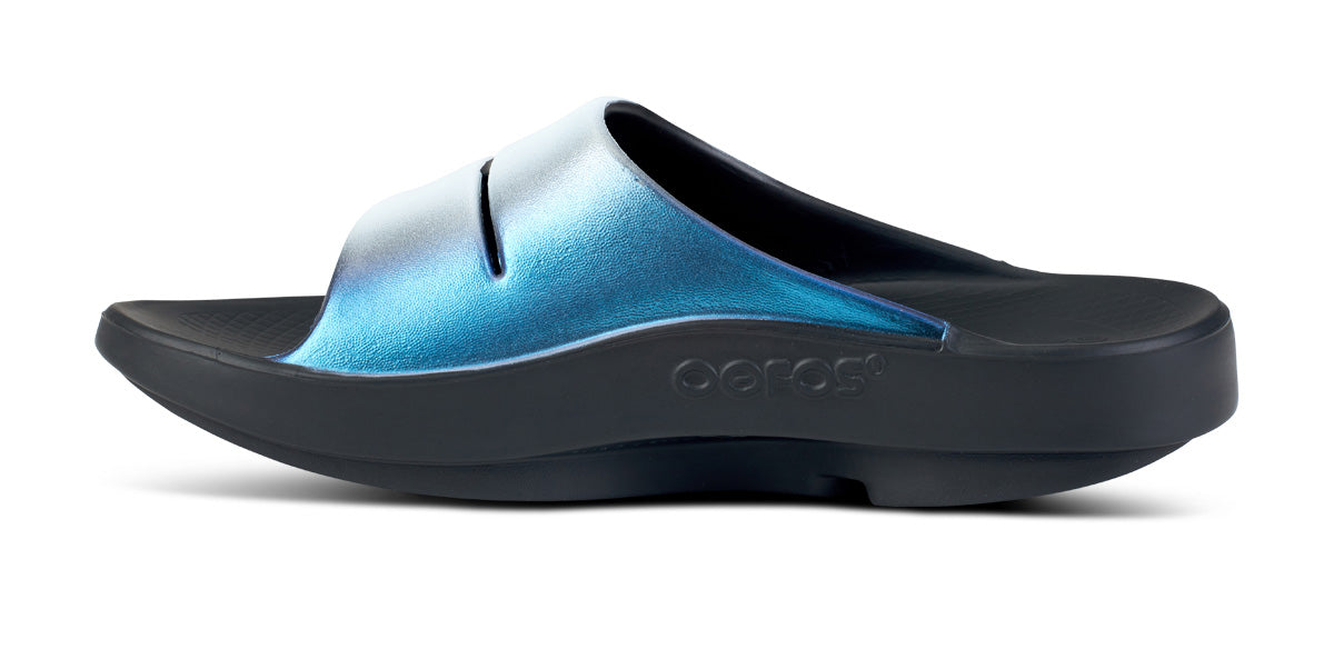 Women's OOahh Luxe Slide Sandal - Frost medial view