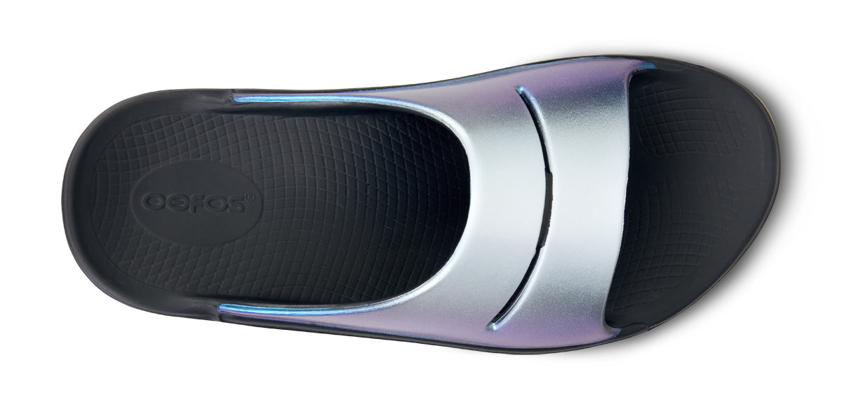 Women's OOahh Luxe Slide Sandal - Frost top view
