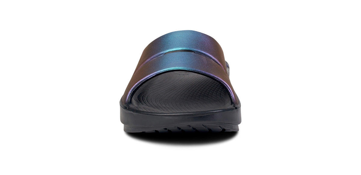 Women's OOahh Luxe Slide Sandal - Midnight Spectre front view