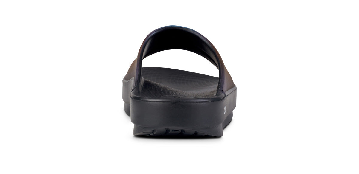 Women's OOahh Luxe Slide Sandal - Midnight Spectre back view