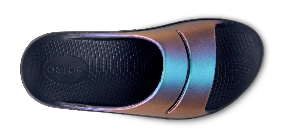 Women's OOahh Luxe Slide Sandal - Midnight Spectre top view