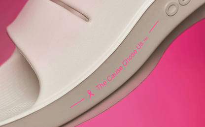 Limited Edition 2025 OOahh FUSED - Project Pink the cause chose us tm close up of shoe | lifestyle