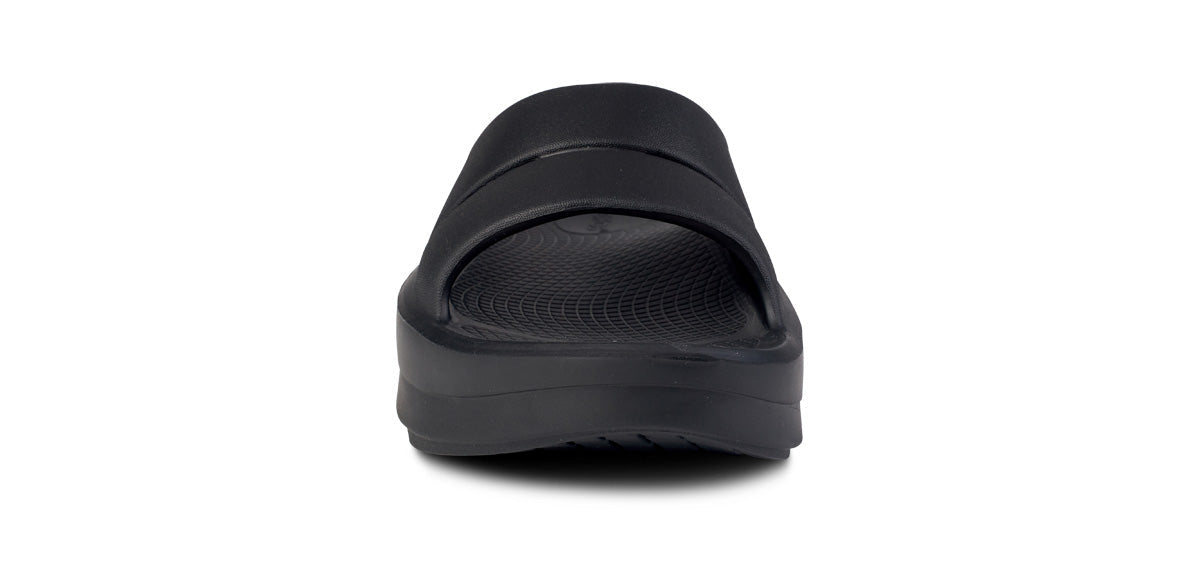 Women's OOmega OOahh Sandal - Black front view