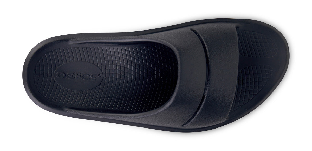 Women's OOmega OOahh Sandal - Black top view