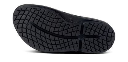 Women's OOmega OOahh Sandal - Black bottom view
