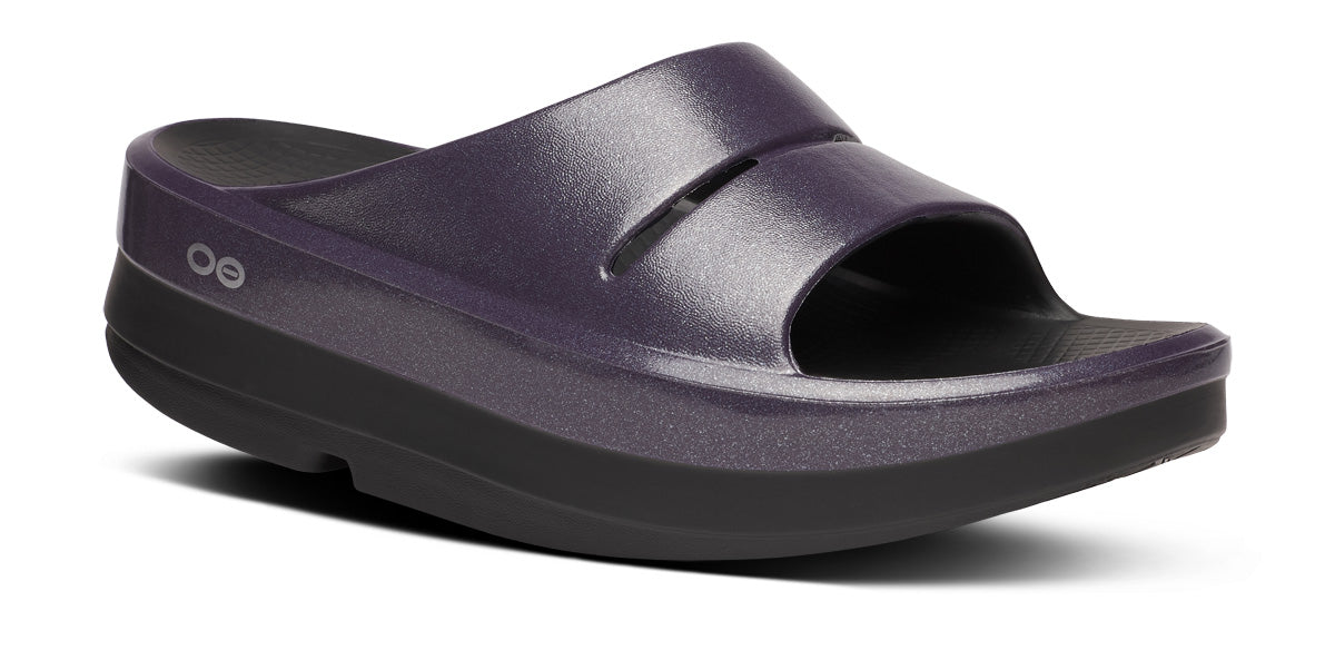 Women's OOmega OOahh Stacked Sandal - Amethyst Sparkle main view