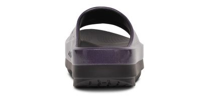 Women's OOmega OOahh Stacked Sandal - Amethyst Sparkle back view