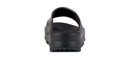 Women's OOmega OOahh Luxe Sandal - Latte back view