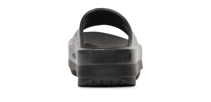 Women's OOmega OOahh Stacked Sandal - Black Sparkle back view