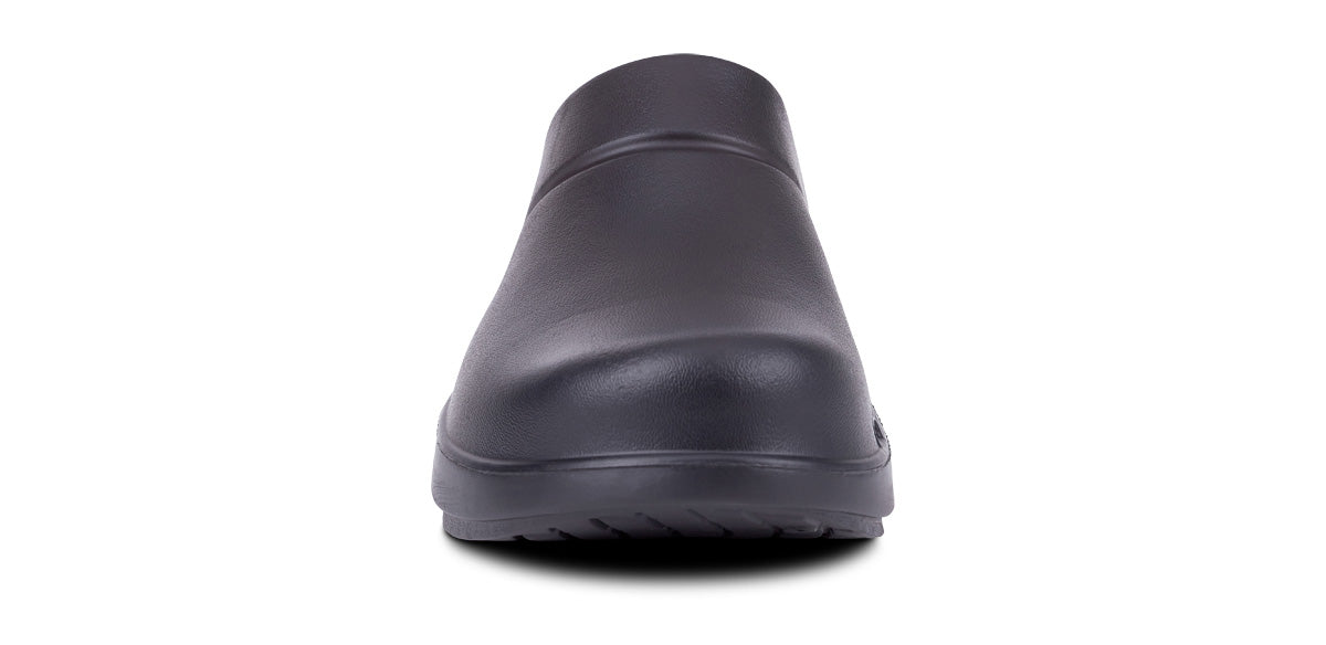 Women's OOcloog Clog - Black - OOFOS front view