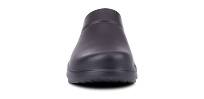 Men's OOcloog Clog - Black - OOFOS front view