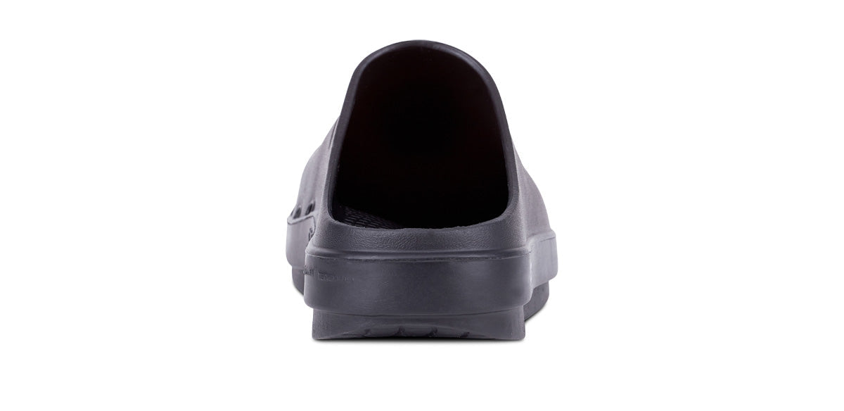Women's OOcloog Clog - Black - OOFOS back view