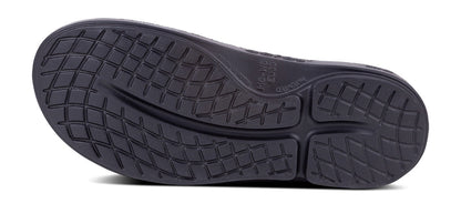Men's OOcloog Clog - Black - OOFOS bottom view