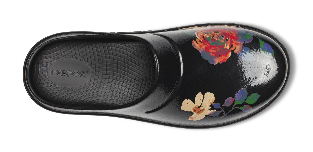 Women's OOcloog Limited Edition Clog - Wild Flora top view