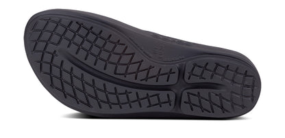 Women's OOlala Sandal - Black - OOFOS bottom view