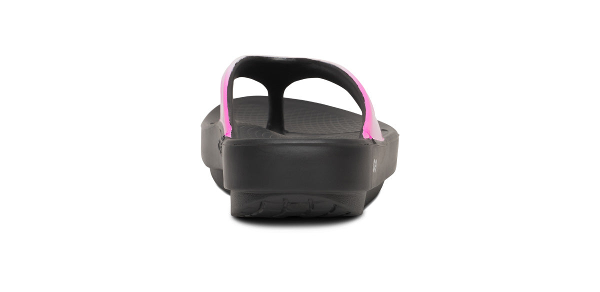 Women's OOlala Luxe Sandal - Frosted Fuchsia back view