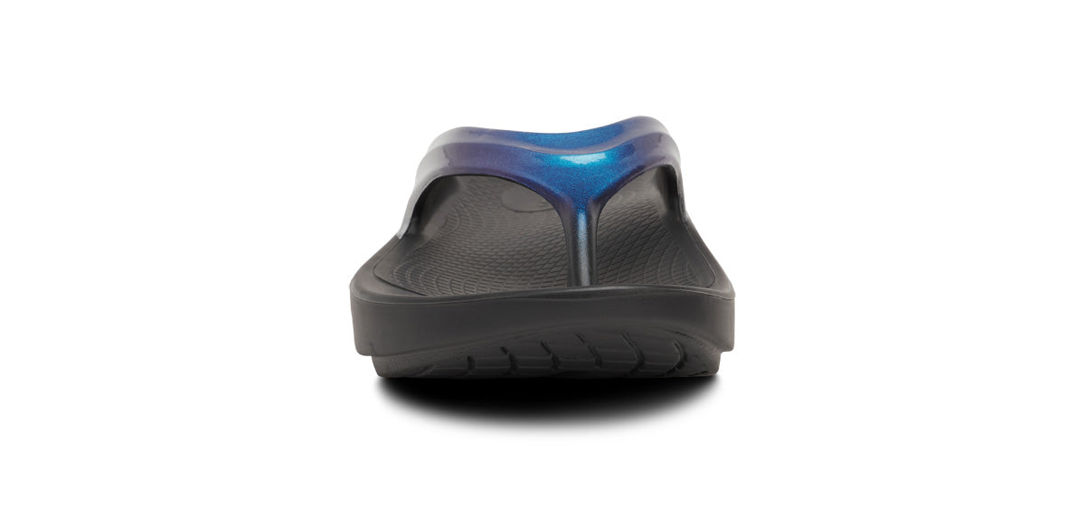 Women's OOlala Luxe Sandal - Shimmer Blue front view