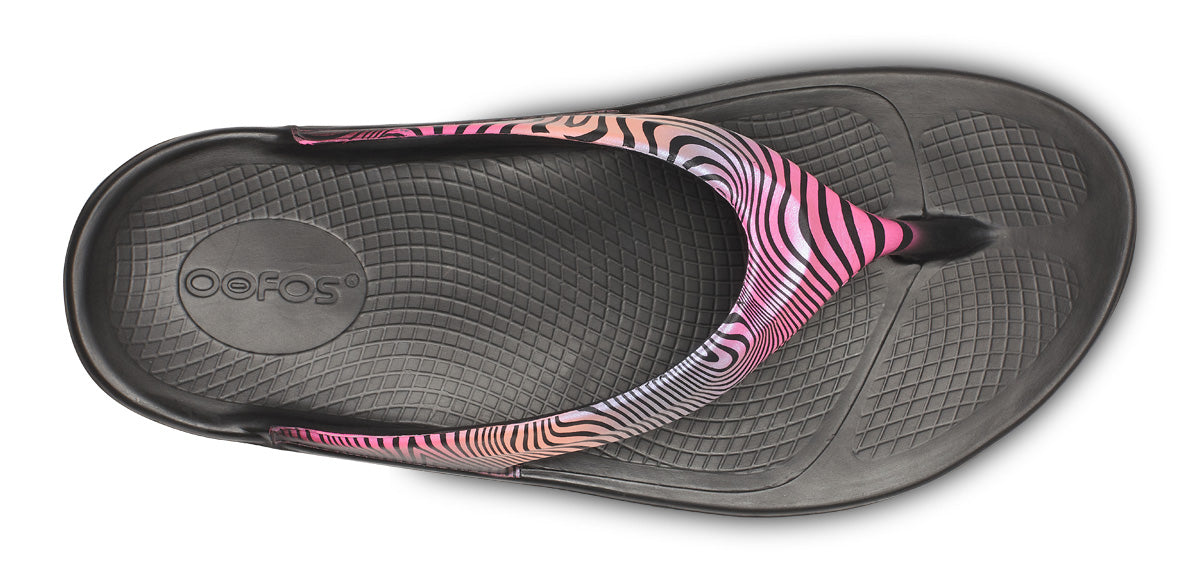 Women's OOlala Limited Sandal - Disco Zebra top view
