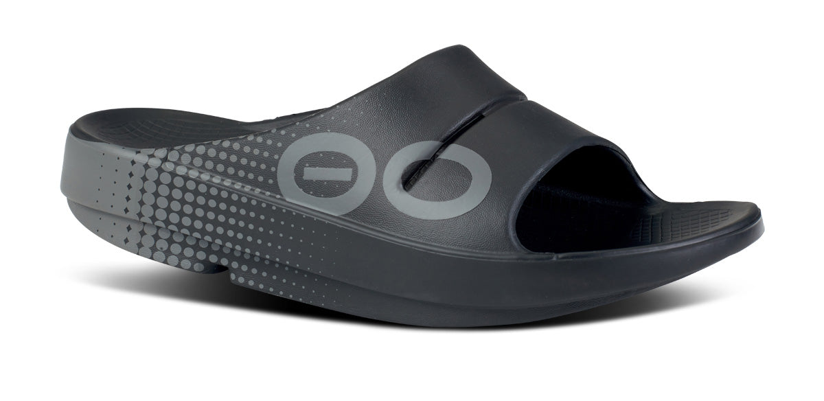 Men's OOahh Sport Slide Sandal - Black Matrix main view