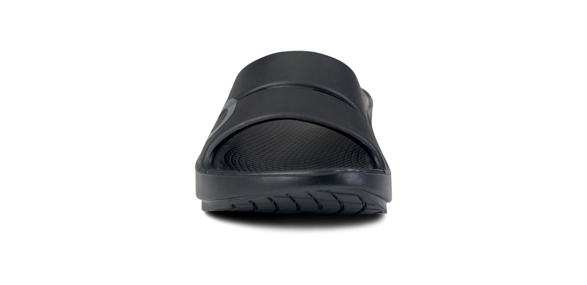 Women's OOahh Sport Slide Sandal - Black Matrix front view
