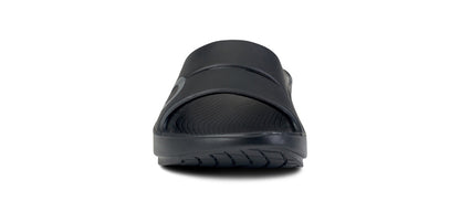 Women's OOahh Sport Slide Sandal - Black Matrix front view