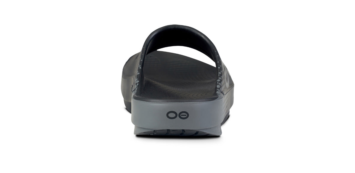 Women's OOahh Sport Slide Sandal - Black Matrix back view