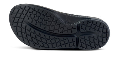 Men's OOahh Sport Slide Sandal - Black Matrix bottom view