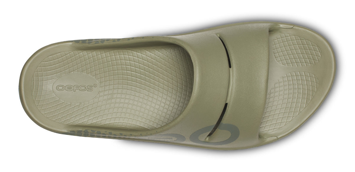 OOahh Sport Slide Sandal - Foliage Matrix top view