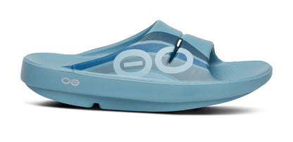 OOahh Sport Slide Sandal - Ocean Blue Wave lateral view