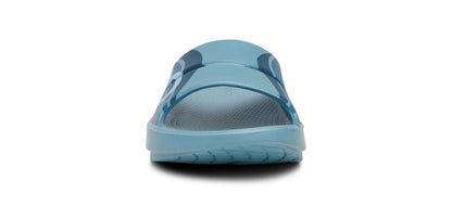 OOahh Sport Slide Sandal - Ocean Blue Wave front view