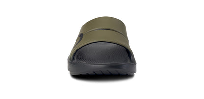 Women's OOahh Sport Slide Sandal - Tactical Green front view