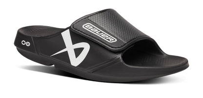 BAUER/OOFOS OOahh Sport Flex Sandal – Black main view