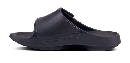 Men's OOahh Sport Flex Sandal - Matte Black medial view
