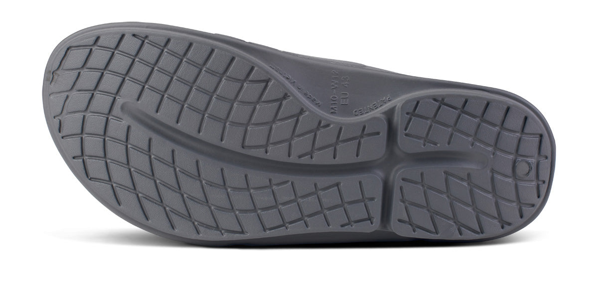 Men's OOahh Sport Flex Sandal - Slate bottom view