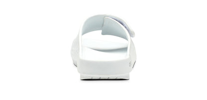 Men's OOahh Sport Flex Sandal - White back view
