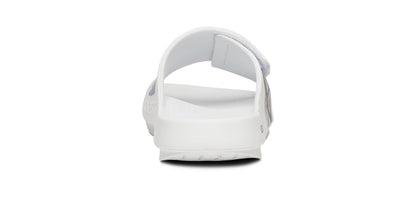 BAUER/OOFOS OOahh Sport Flex Sandal – White back view