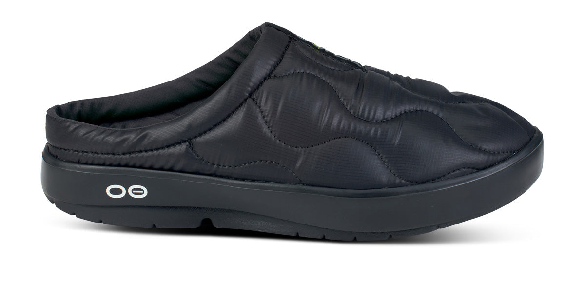 Women's OOcoozie Thermo Mule - Black lateral view
