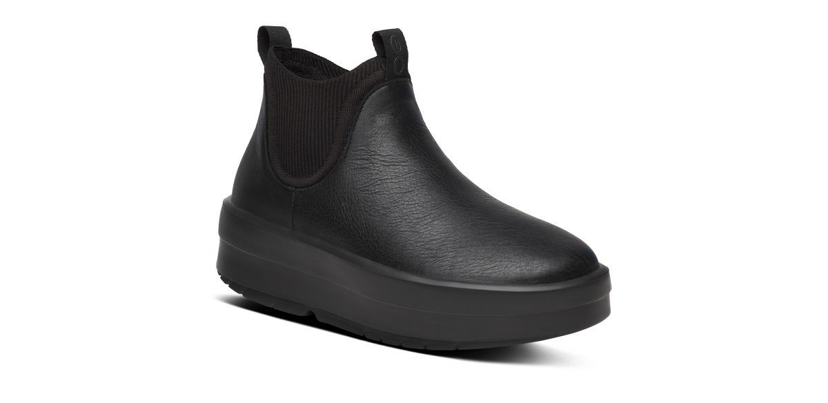 Women's OOmega Leather Londoner - Black main view