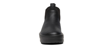 Women's OOmega Leather Londoner - Black front view