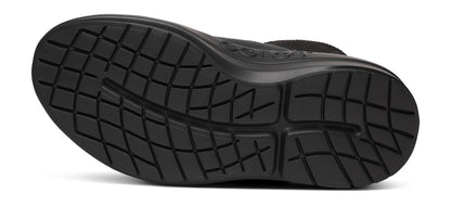 Women's OOmega Leather Londoner - Black bottom view