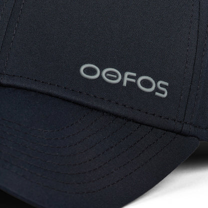 cOOl down Cap Unisex - Black close up of logo