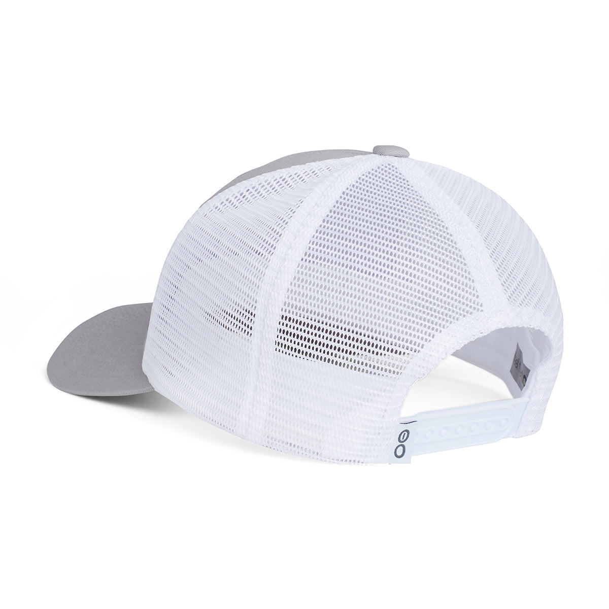 OOsnap Cap Unisex - White Gray back view