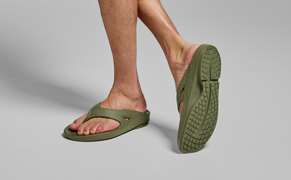Men's OOriginal Sandal - Foliage model posing in studio | lifestyle