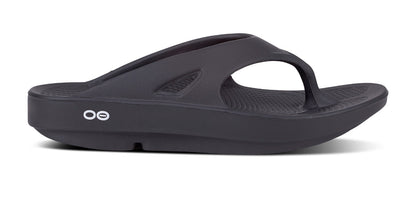 Women's OOriginal Sandal - Black - OOFOS lateral view