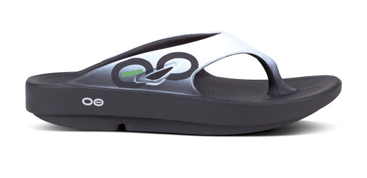 Men's OOriginal Sport Sandal - Cloud White - OOFOS lateral view