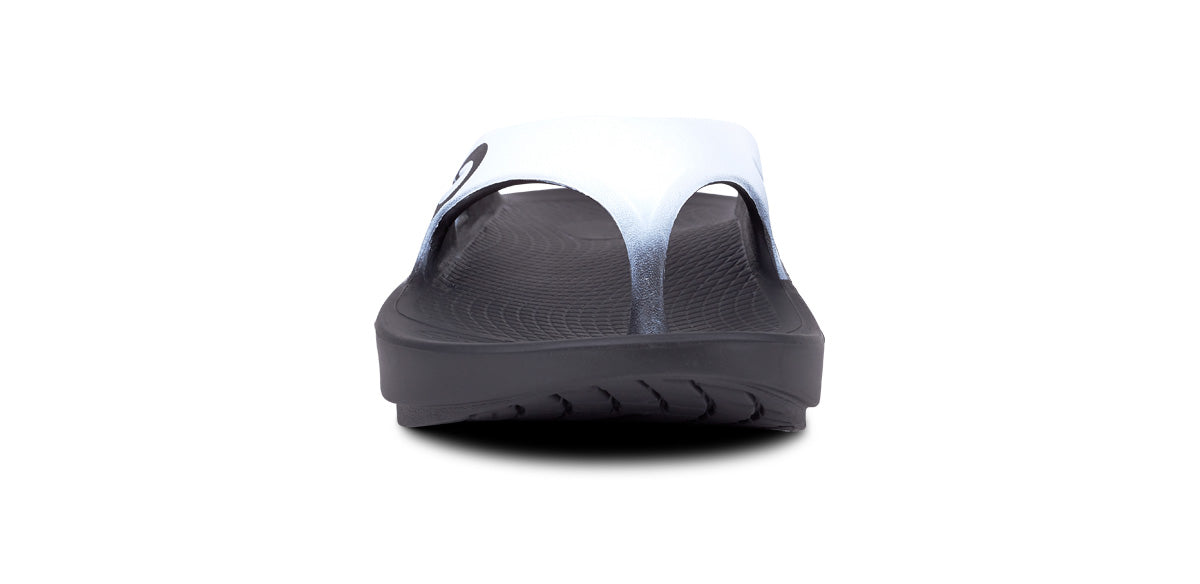 Men's OOriginal Sport Sandal - Cloud White - OOFOS front view