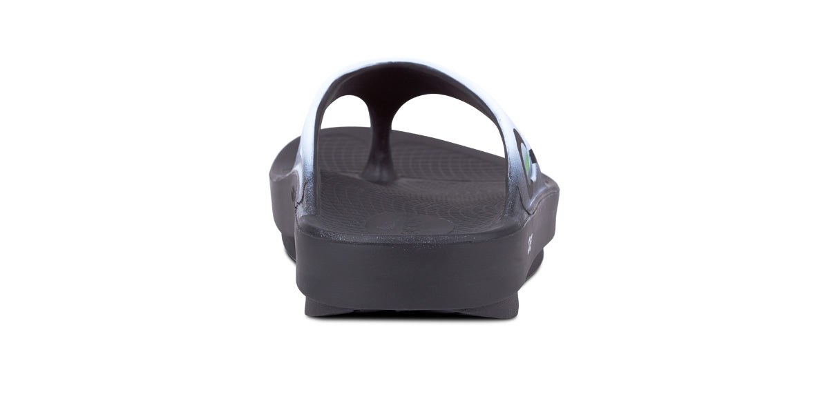 Men's OOriginal Sport Sandal - Cloud White - OOFOS back view